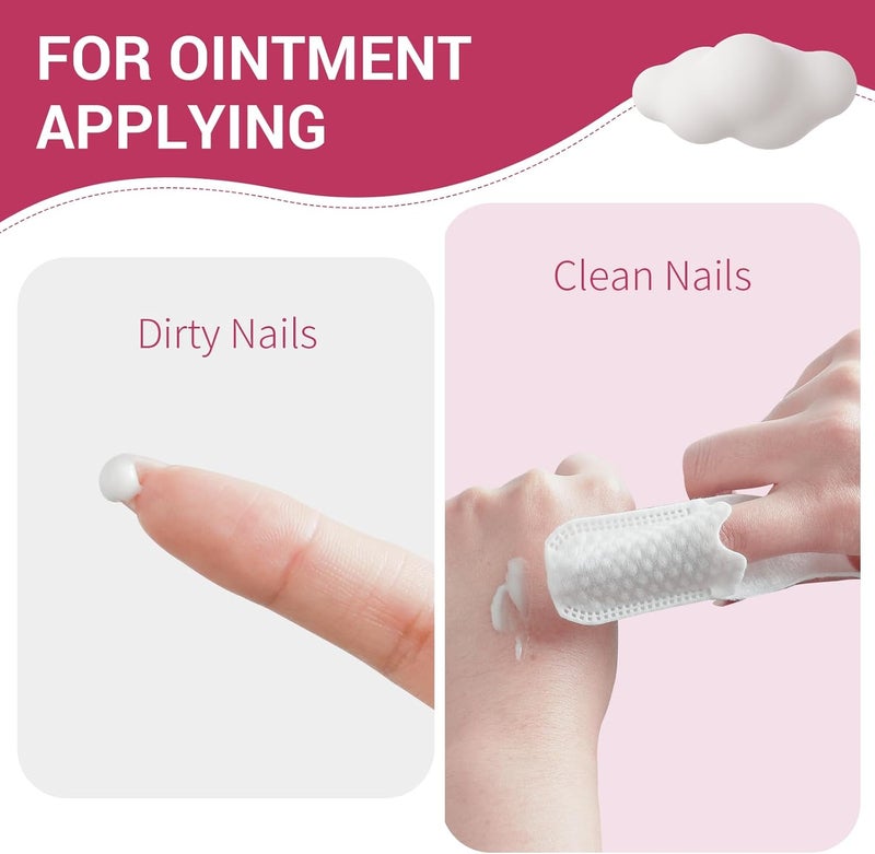 SOFYFINE 120 PCS Baby Tongue Cleaner for Newborn, Oral Finger Dry Wipes for Infant, Disposable Toddler Mouth Toothbrush for 0-24 Months - Image 4